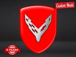 Corvette Stoßsticker Druck Stil Premium Anpassbar